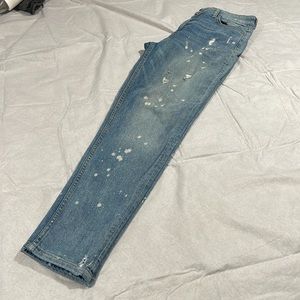 H&M Divided Women’s Paint Splatter Jeans Size 8
